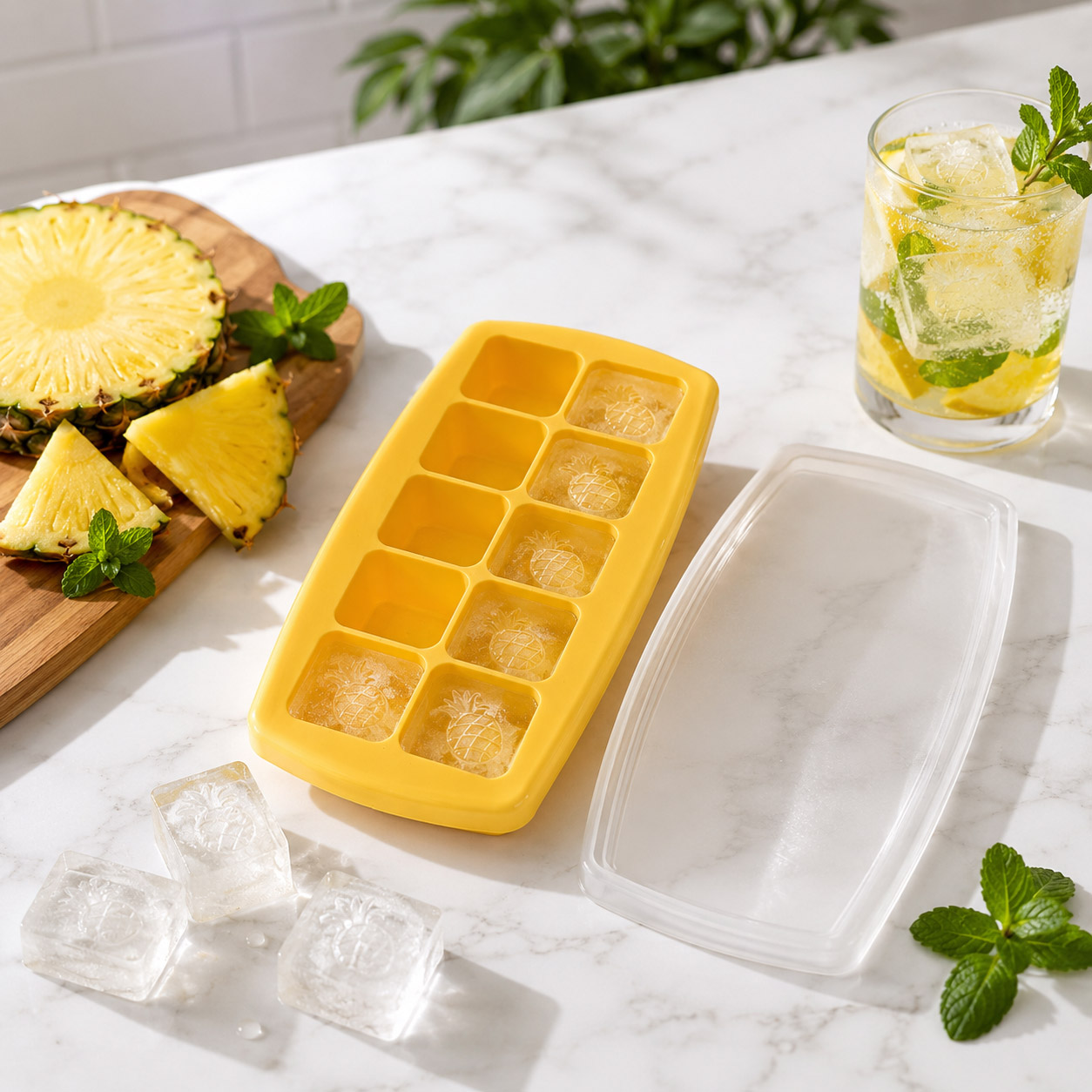 T64540 pineapple shaped ice cube maker (5) T64540 pineapple shaped ice cube maker (5)