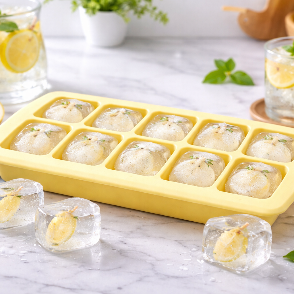 Lemon Shaped Ice Cube Maker (2) Lemon Shaped Ice Cube Maker (2)