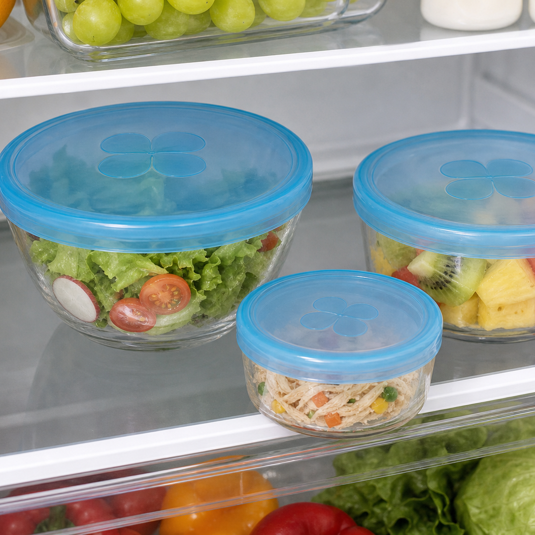 3PCS Silicone Stretch Lids Set