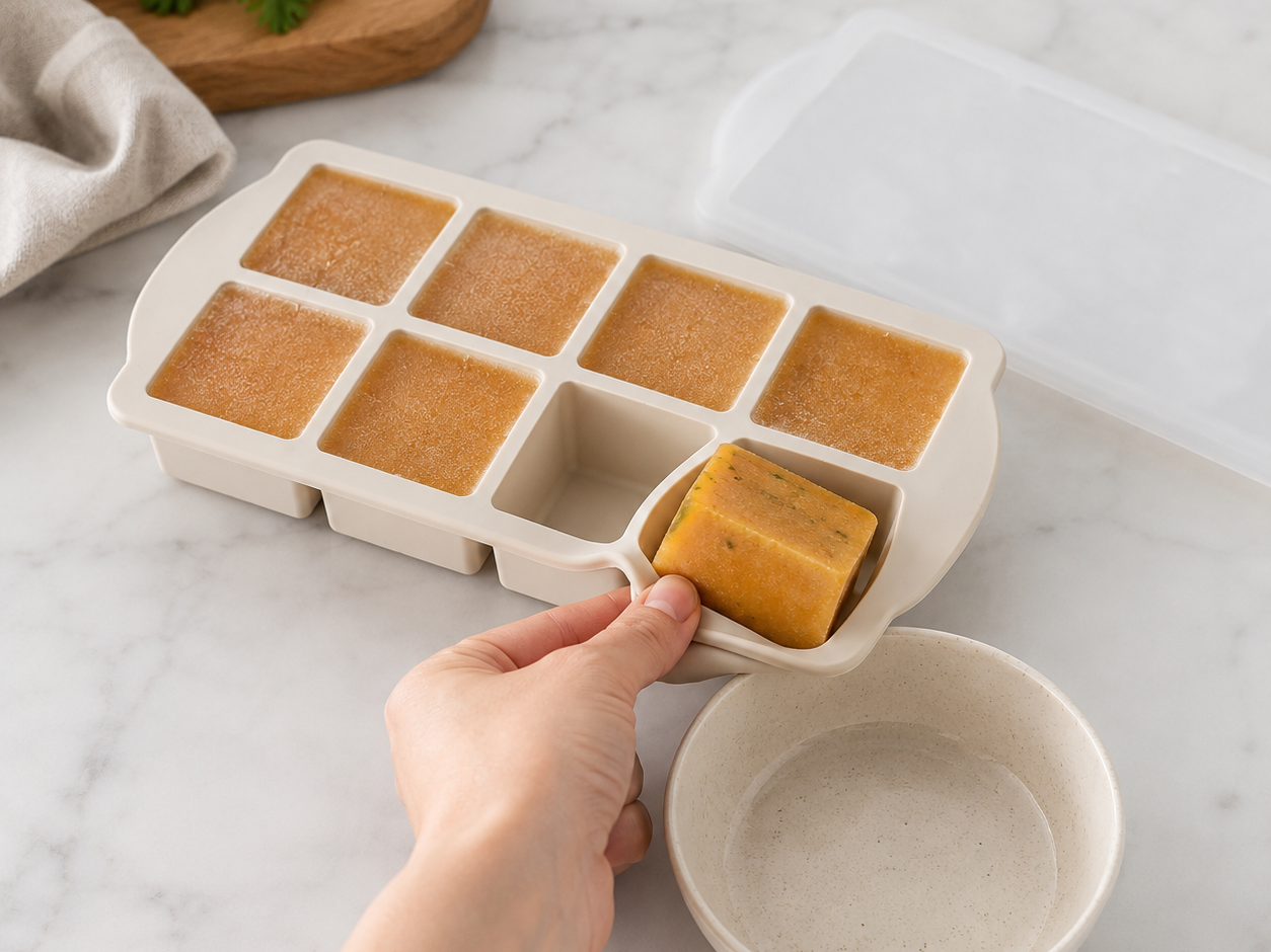 T64492Silicone Baby Food Storage Container (4)