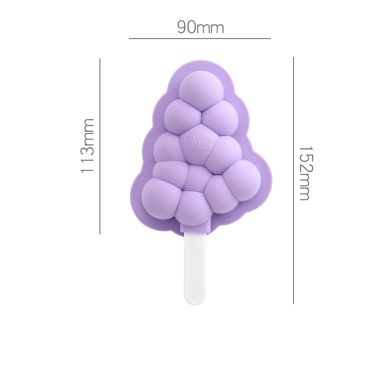 Silicone Cartoon Popsicle Mold Set