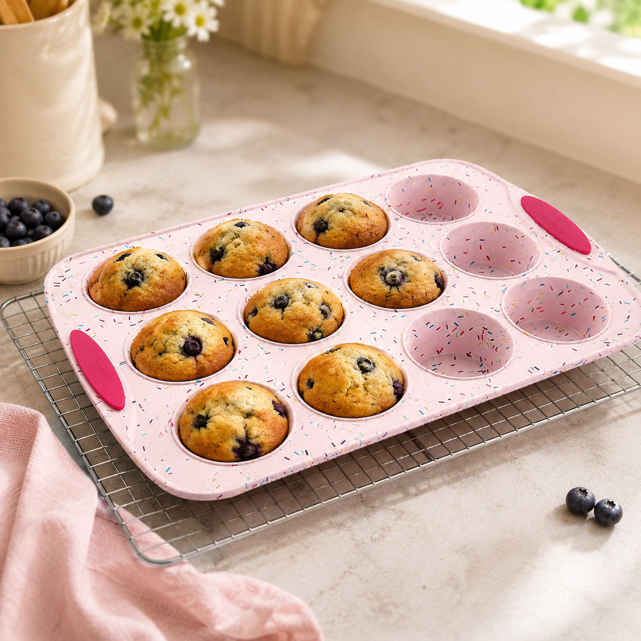 12 Cup Silicone Muffin Pan