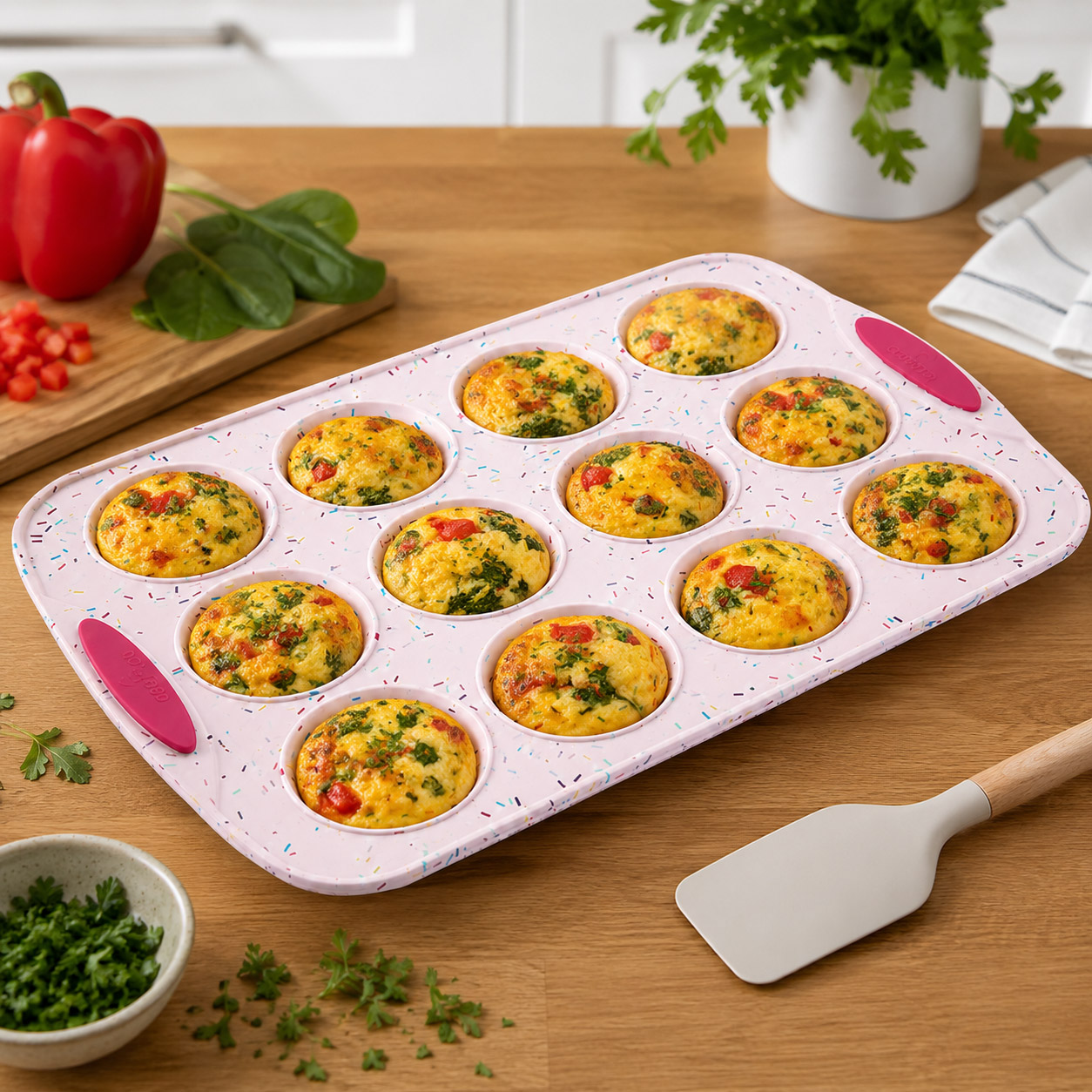 12 Cup Silicone Muffin Pan