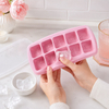 Bow Knot Pattern Ice Cube Tray With Cover