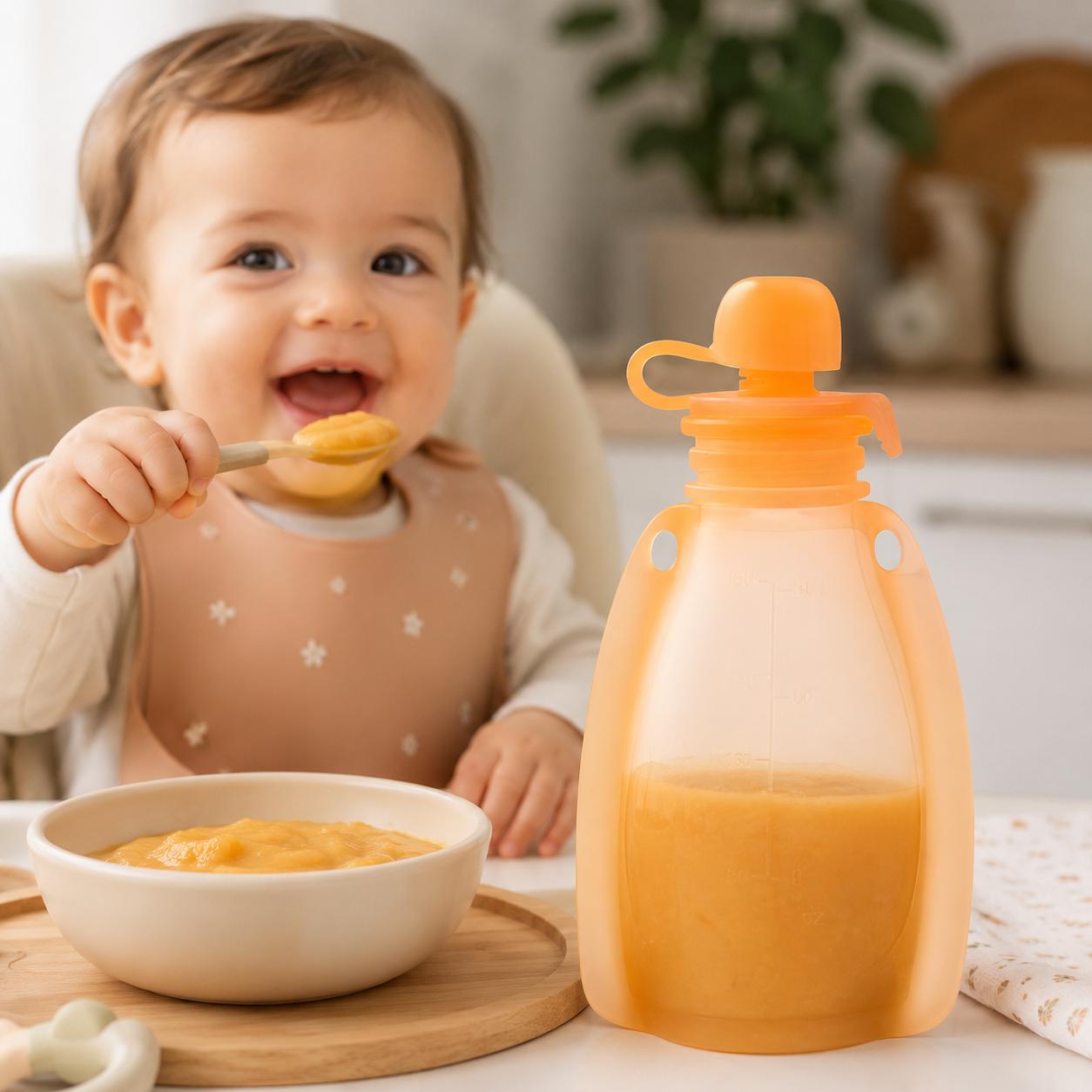 Silicone Baby Food Pouch