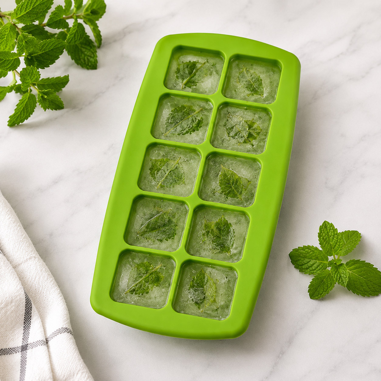 Silicone Ice Trays With Lids