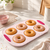 Non Stick Silicone Donut Pan With Handles