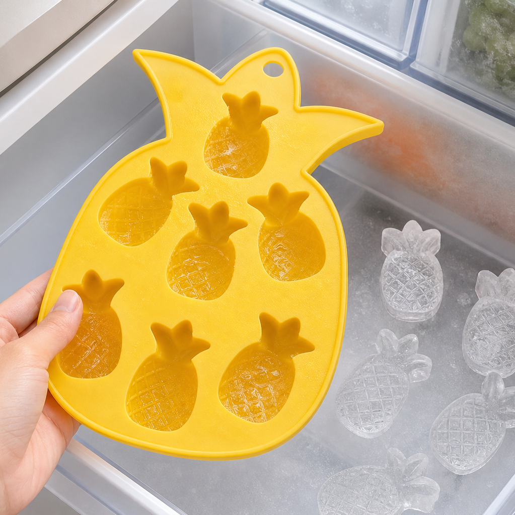 Silicone Pineapple Ice Cube Mold Tray