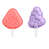 Silicone Cartoon Popsicle Mold Set