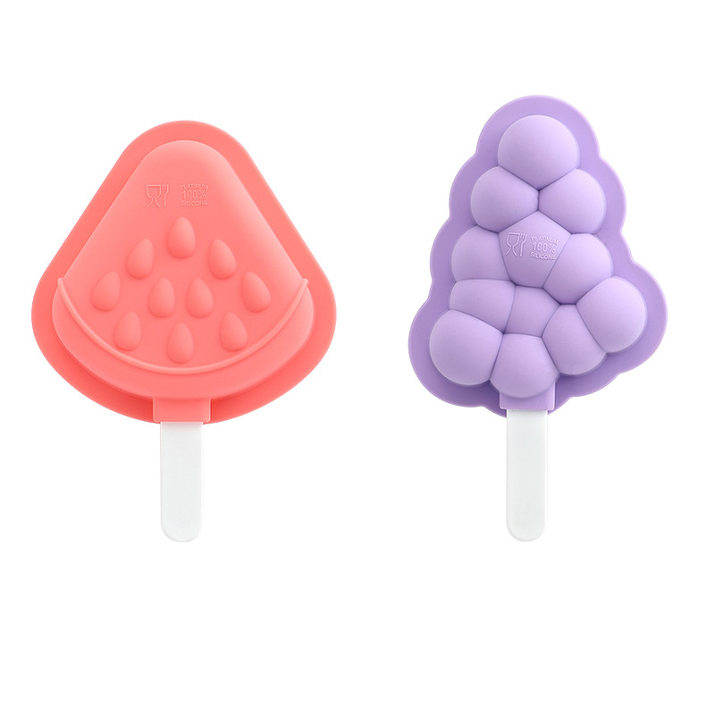 Silicone Cartoon Popsicle Mold Set