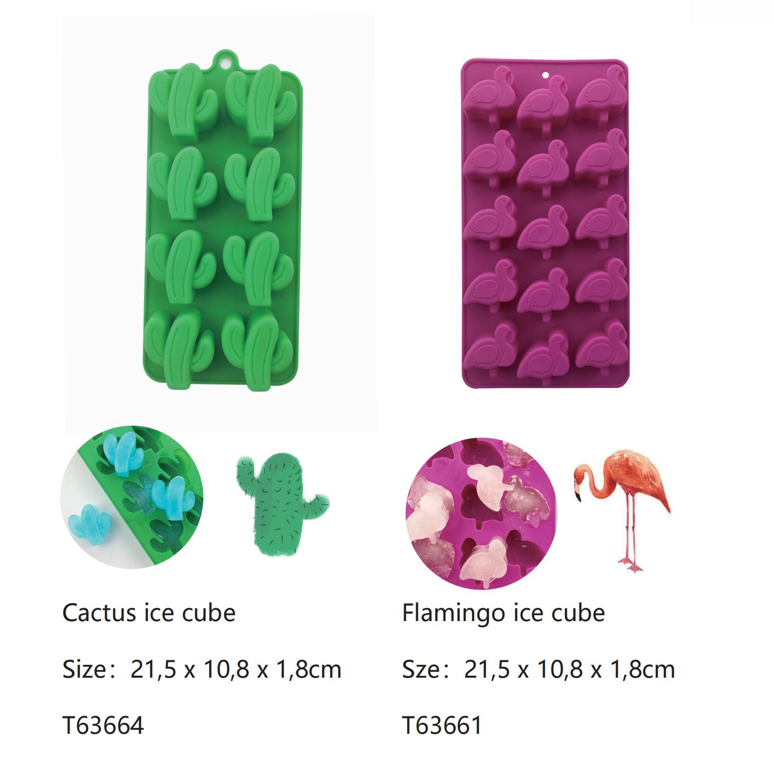 Silicone Ice Cube Molds