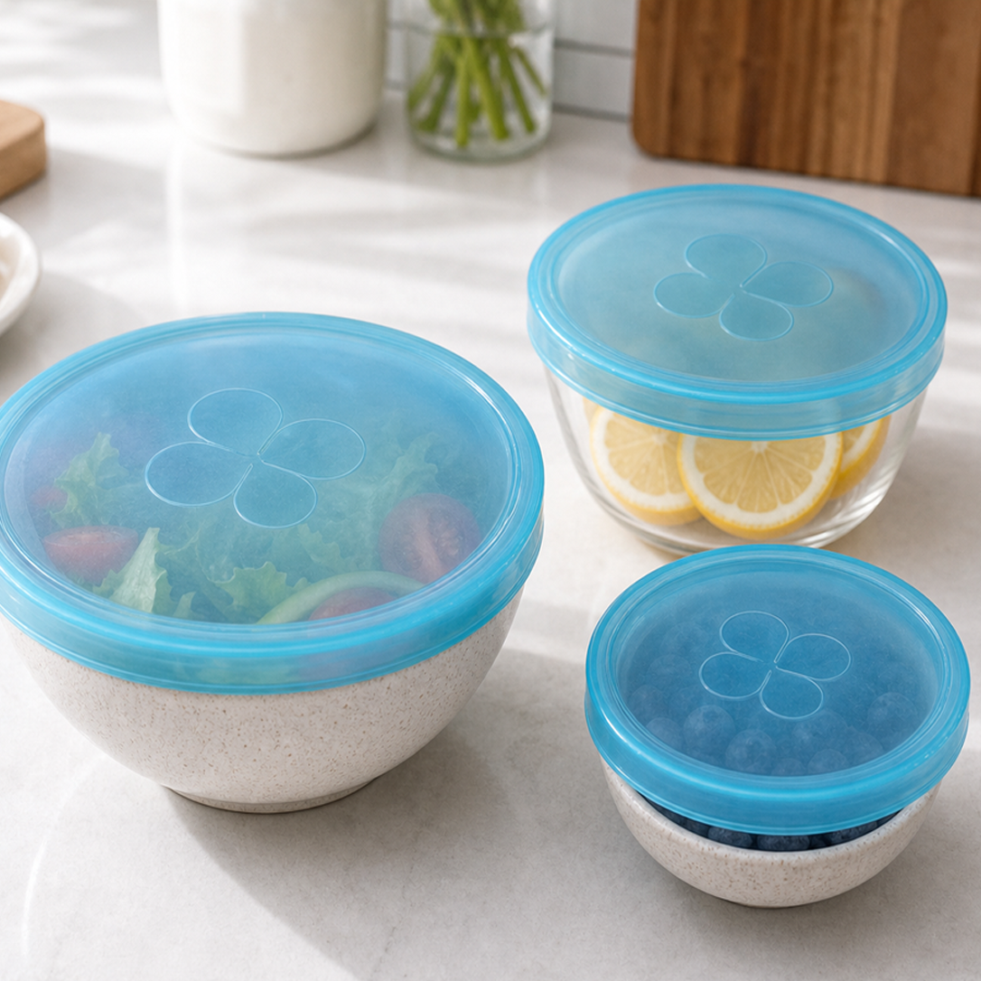 3PCS Silicone Stretch Lids Set