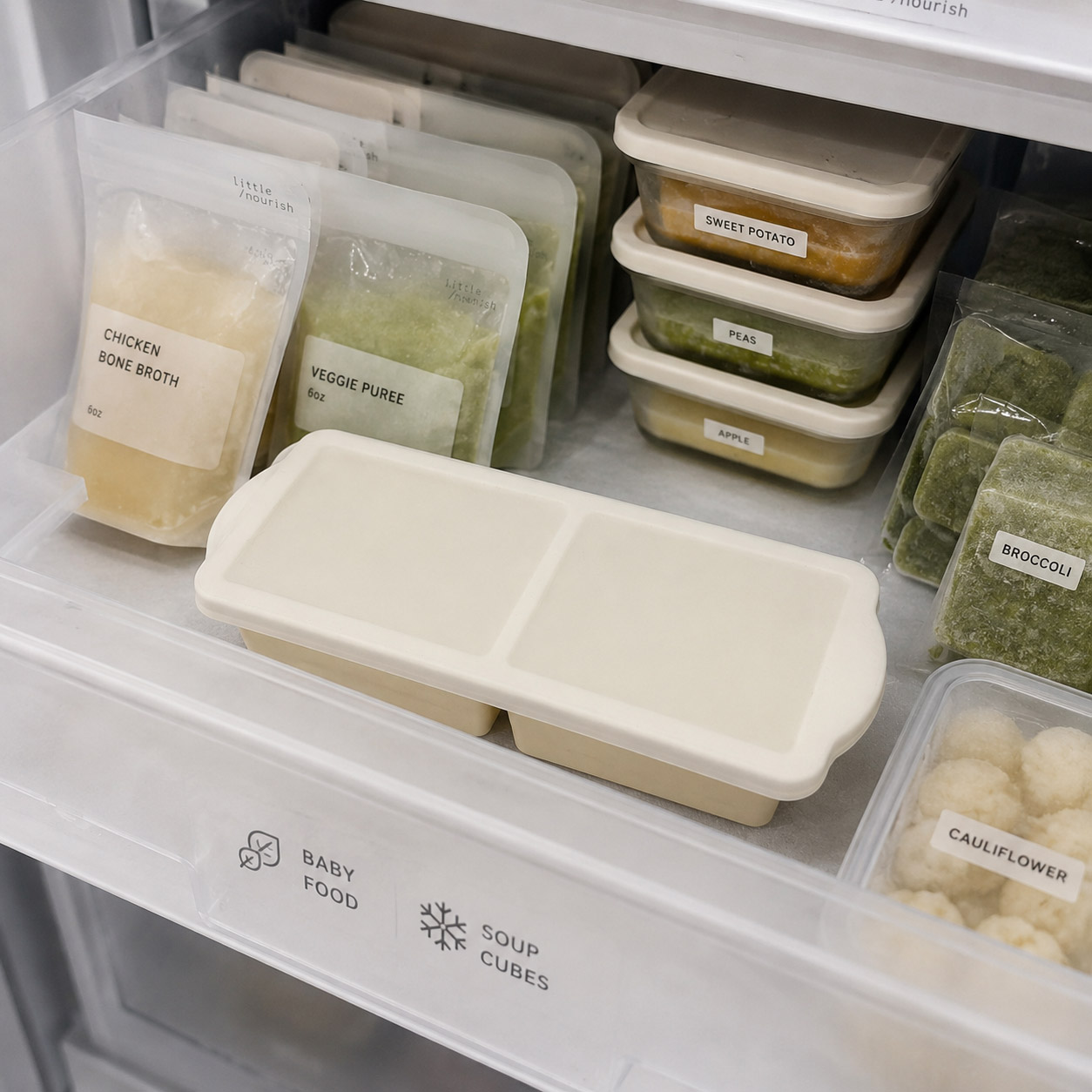 Silicone Freezer Molds For Soup With Lid