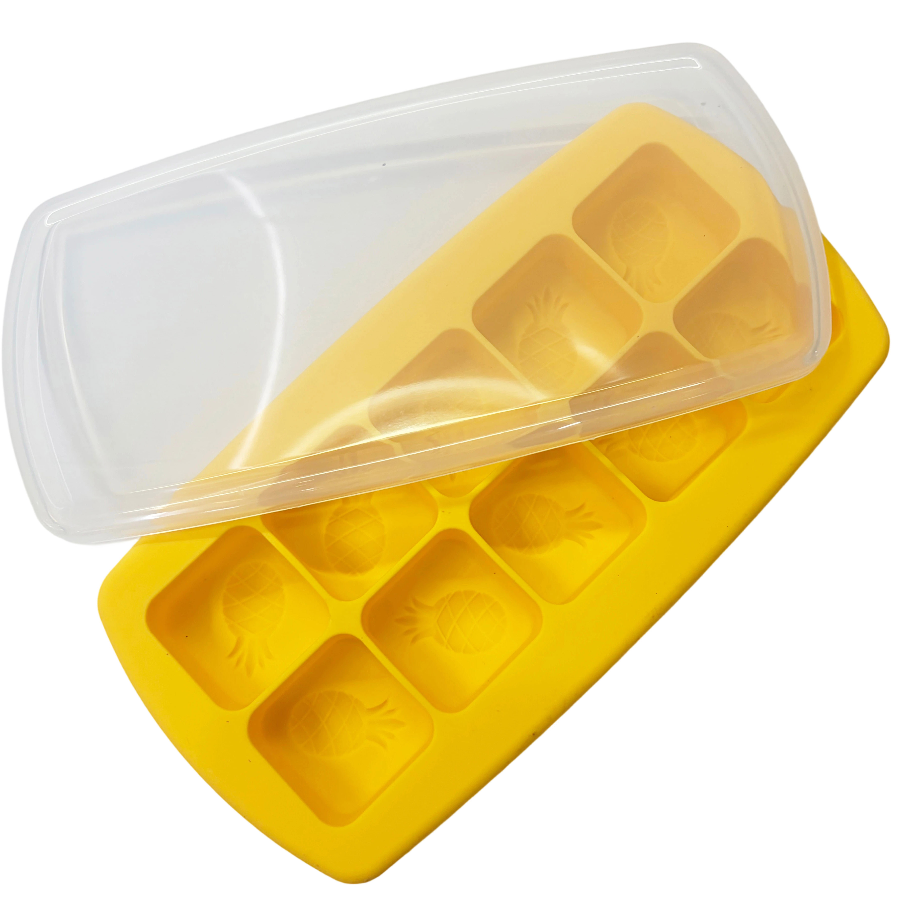 Silicone Cube Tray With Lid