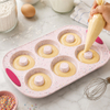 Non Stick Silicone Donut Pan With Handles