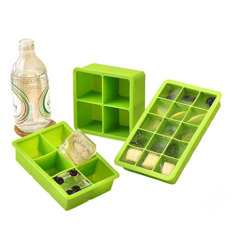 Silicone Assorted Ice Cube Tray Set (6)