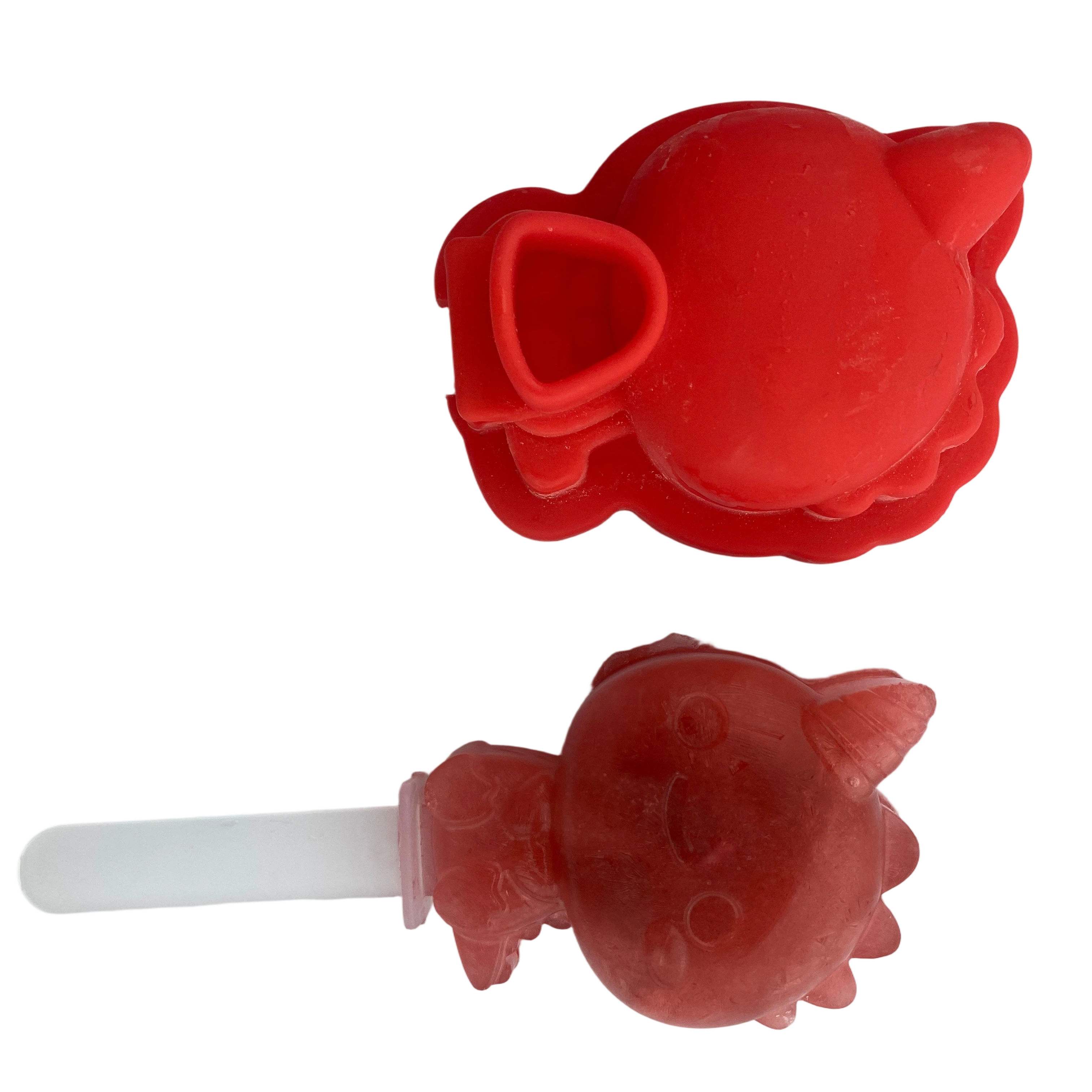 Cartoon Silicone Ice Pop Molds Set