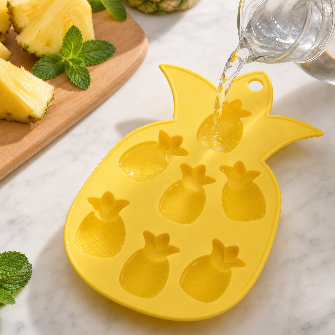 Silicone Pineapple Ice Cube Mold Tray