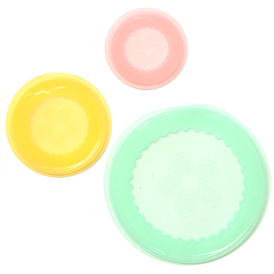 3PCS Silicone Stretch Lids Set