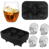 3D Skull Ice Ball Maker Mold with Lid
