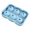 Dual-Pattern Round Ice Cube Silicone Tray Set