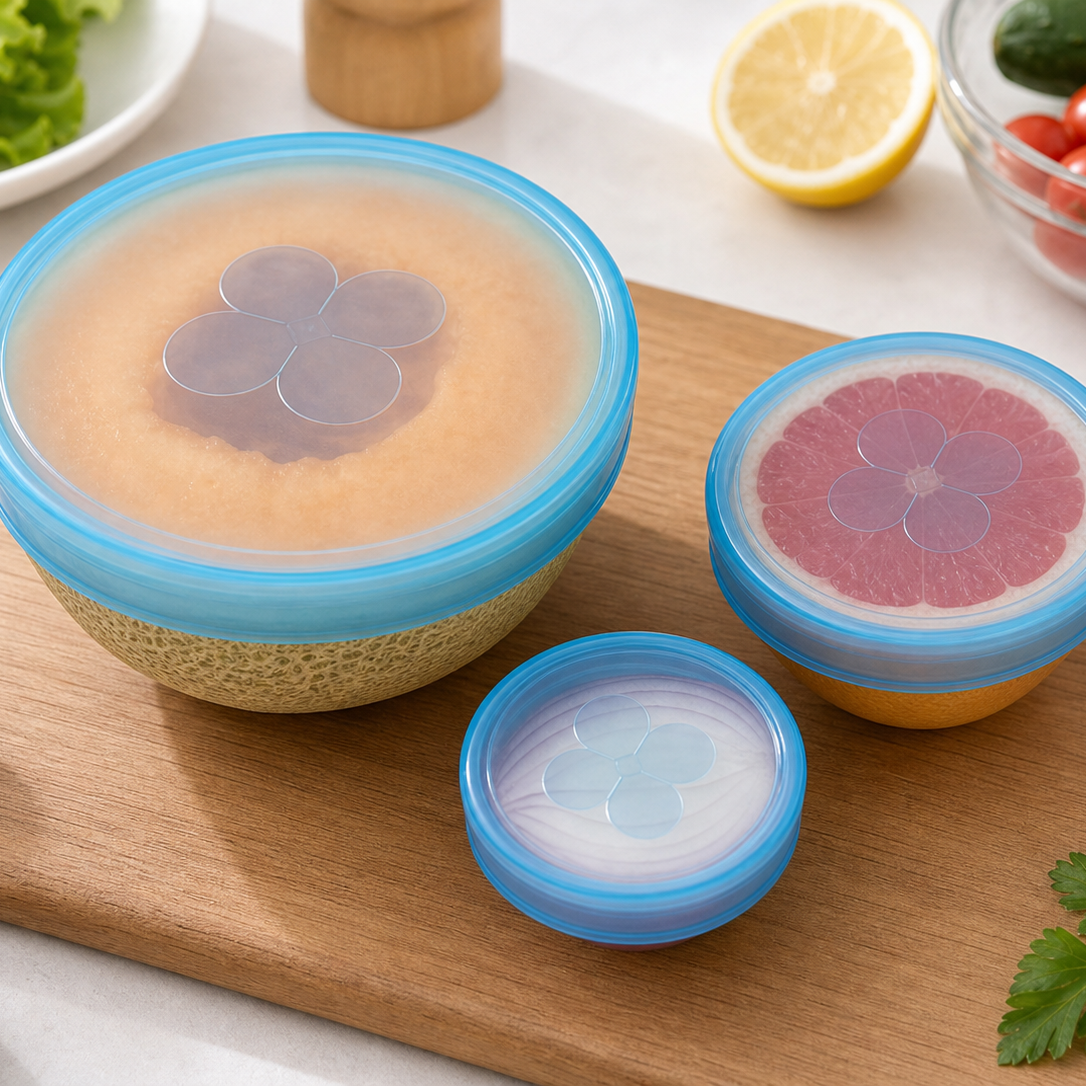 3PCS Silicone Stretch Lids Set