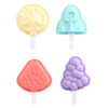 Silicone Cartoon Popsicle Mold Set