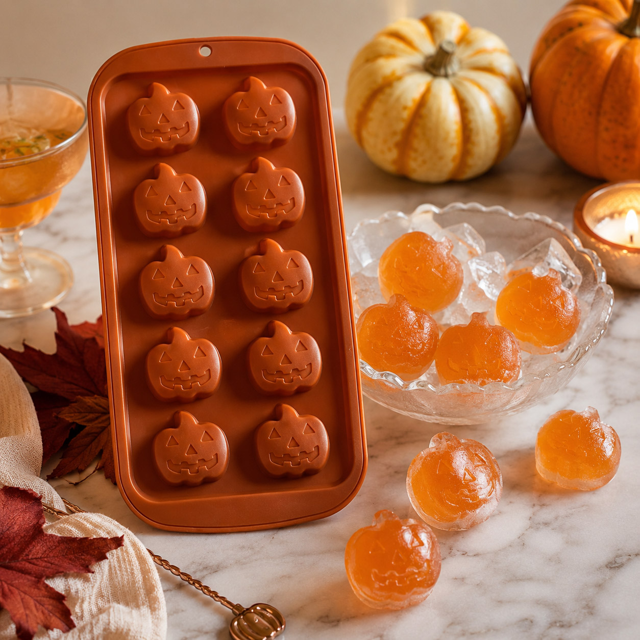Halloween Pumpkin Silicone Mold For Baking