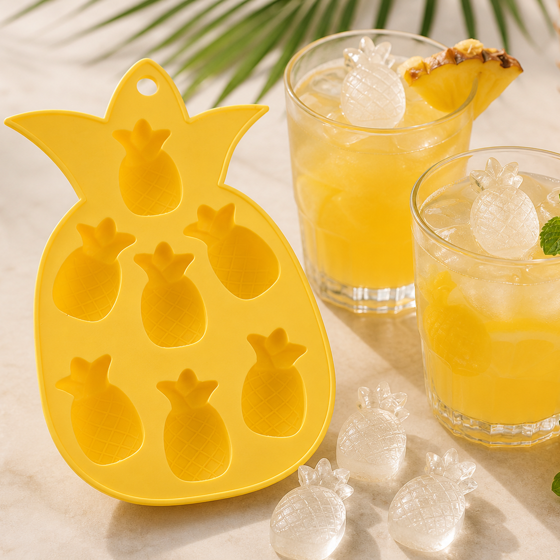 Silicone Pineapple Ice Cube Mold Tray