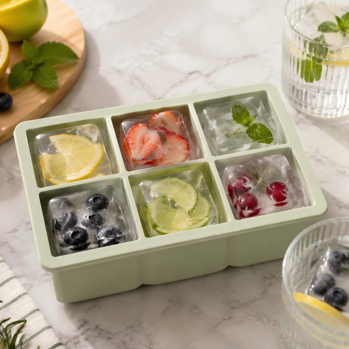 6-Cube Silicone Freezer Tray