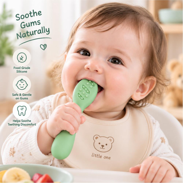 Silicone Baby Training Spoon