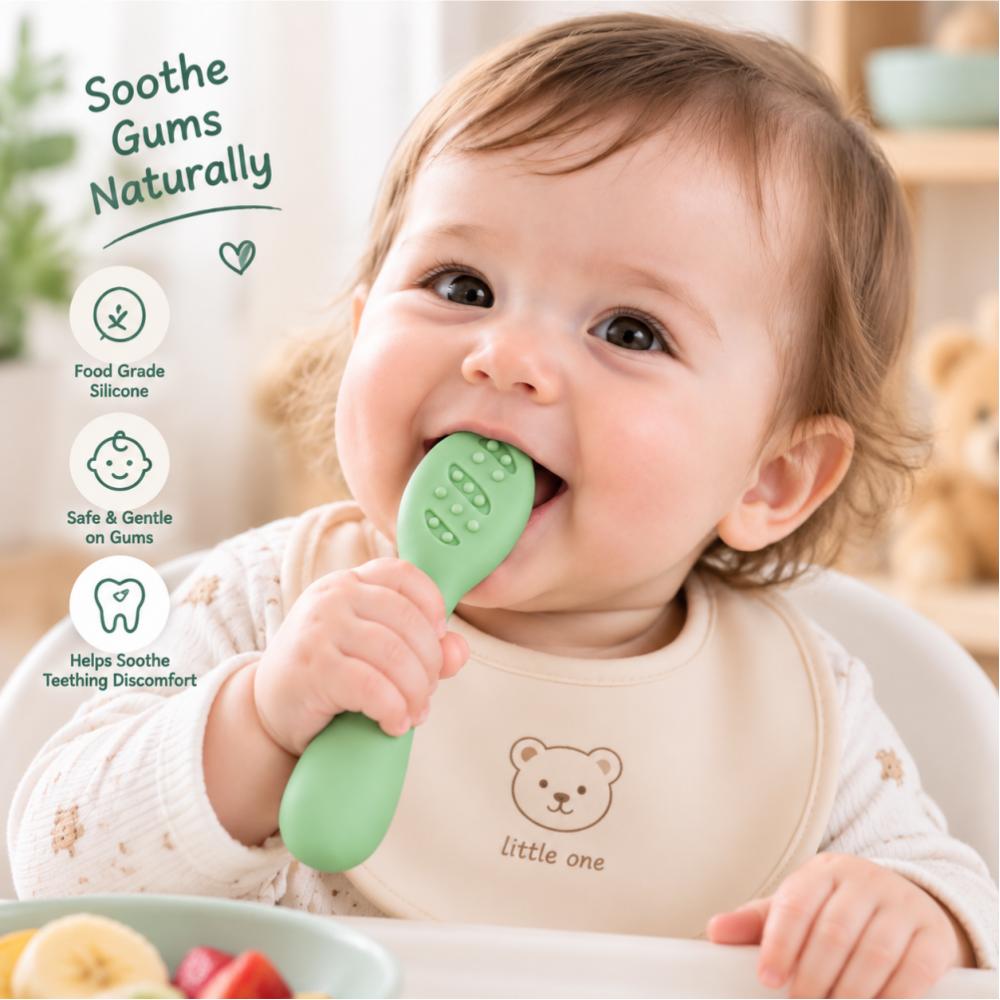 Silicone Baby Training Spoon