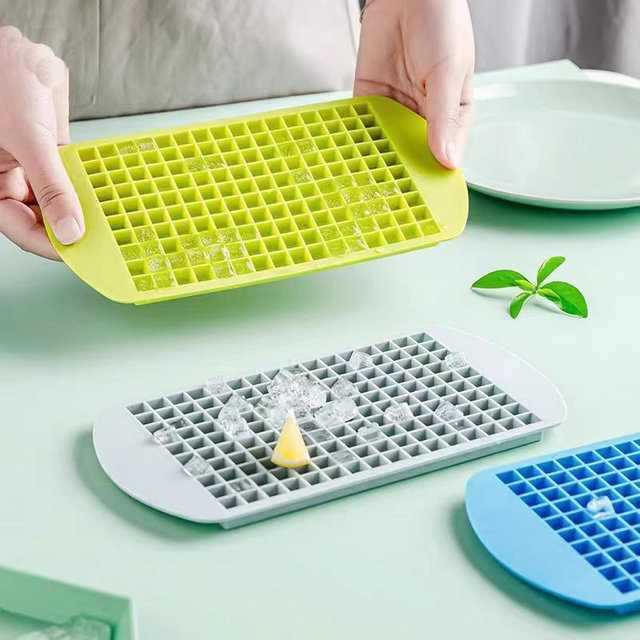 Silicone Fine Grid Mini Ice Cube Tray