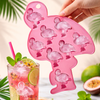 Silicone Flamingo-Shaped Ice Cube Tray